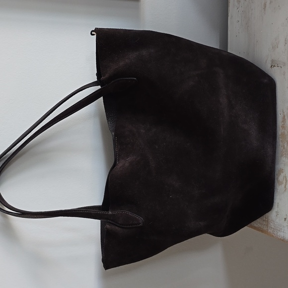 Madewell The Shopper Tote In Dark Carob - Picture 3 of 14